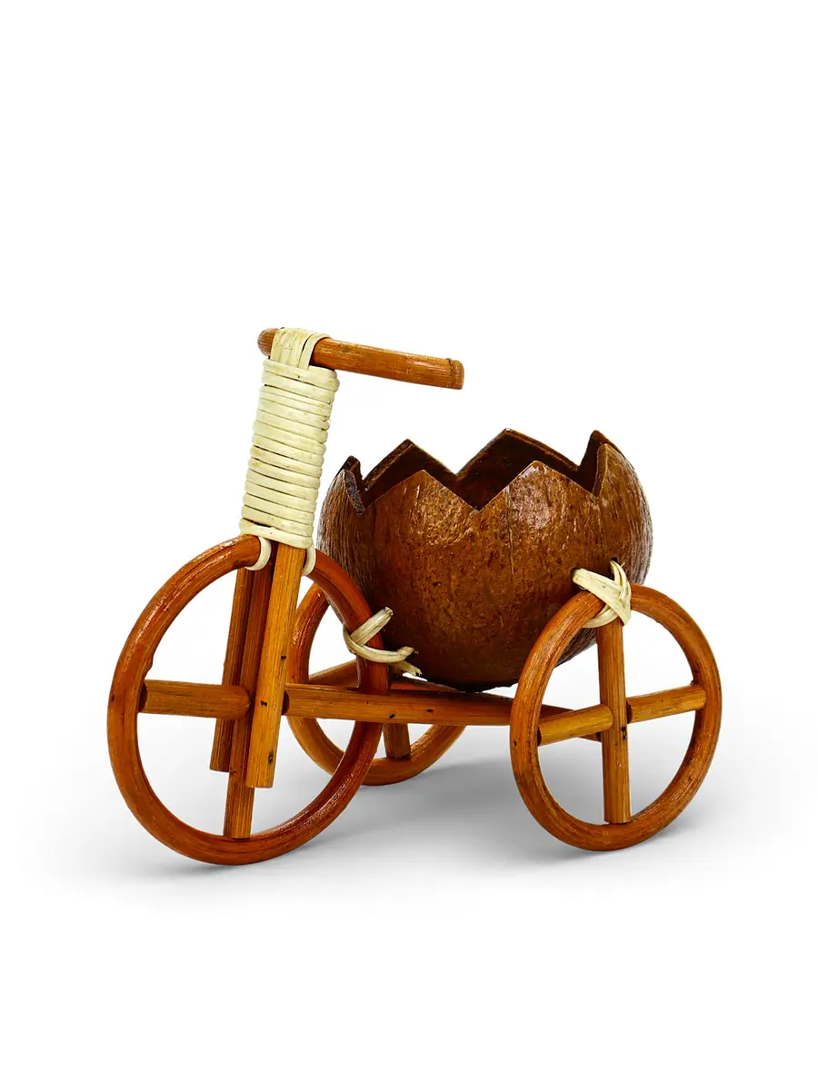 Декоративное кашпо - кокос